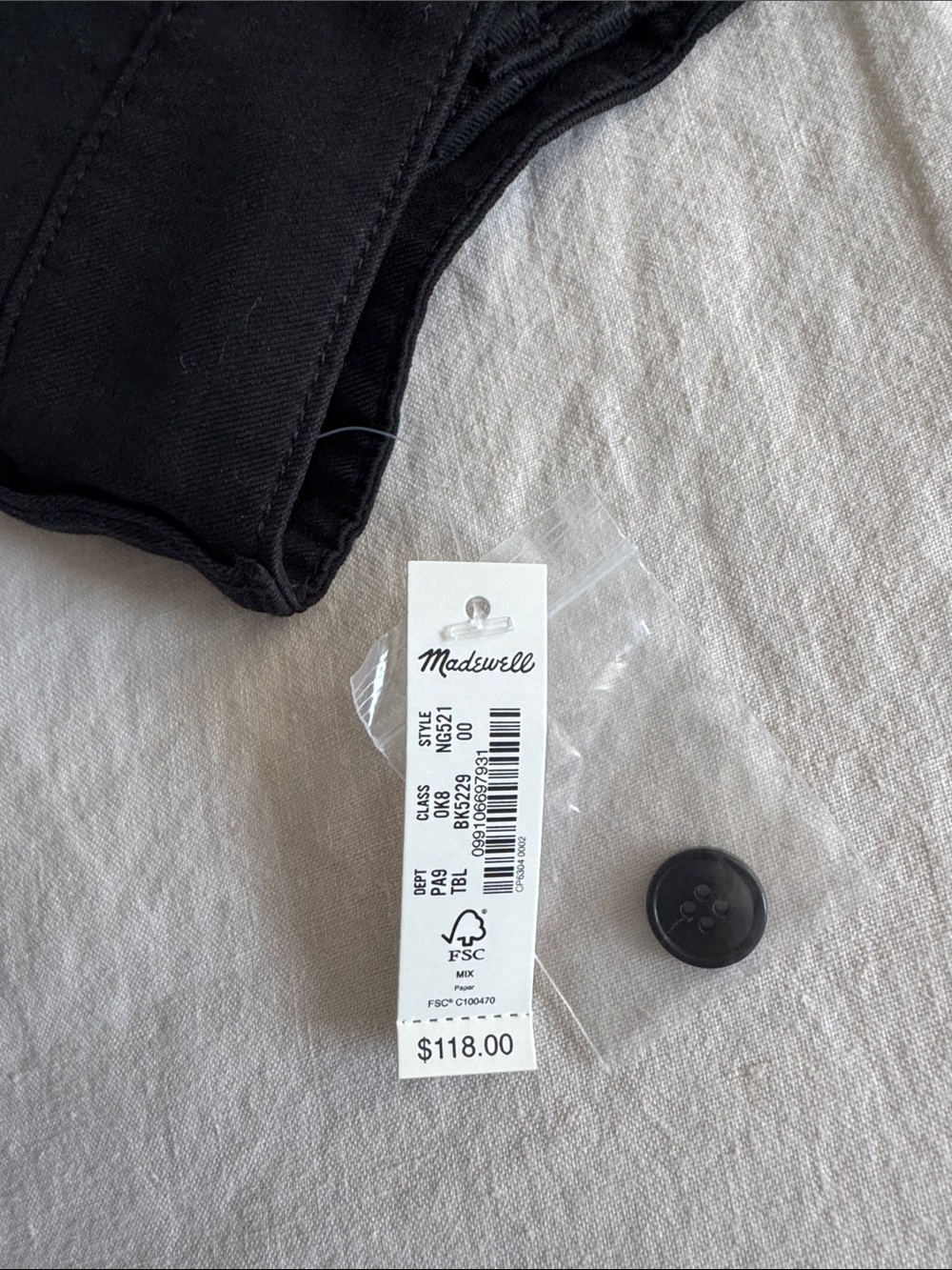 Madewell Harlow Wide Leg Pant in Drapey Twill RUN LARGE (like size 2) - Picture 4 of 5